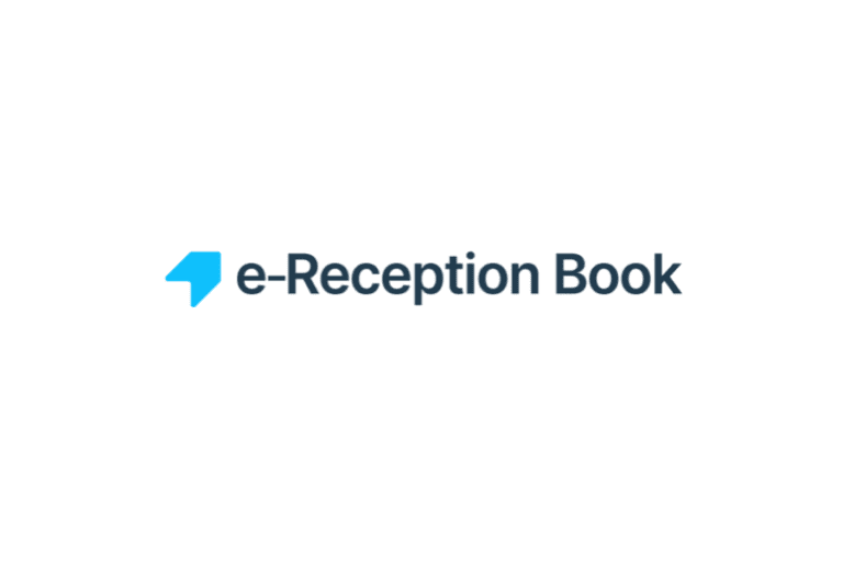 The logo for e-reception book