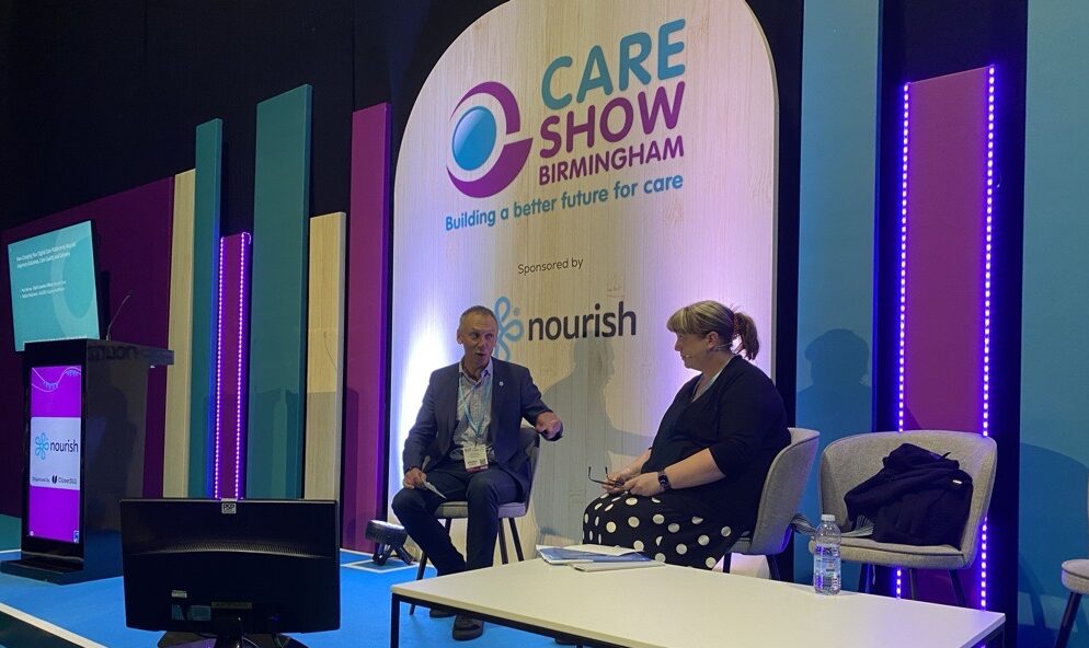 Care Show Birmingham 2024 Paul Talk with Kingsley