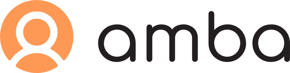 The logo for Amba