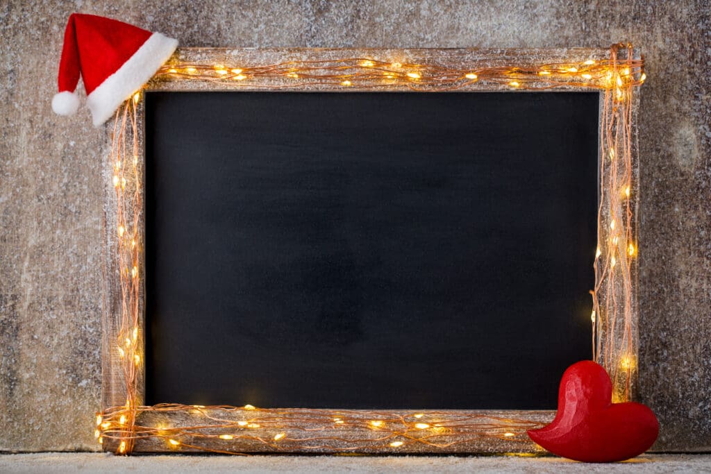 festive activity winter memory board